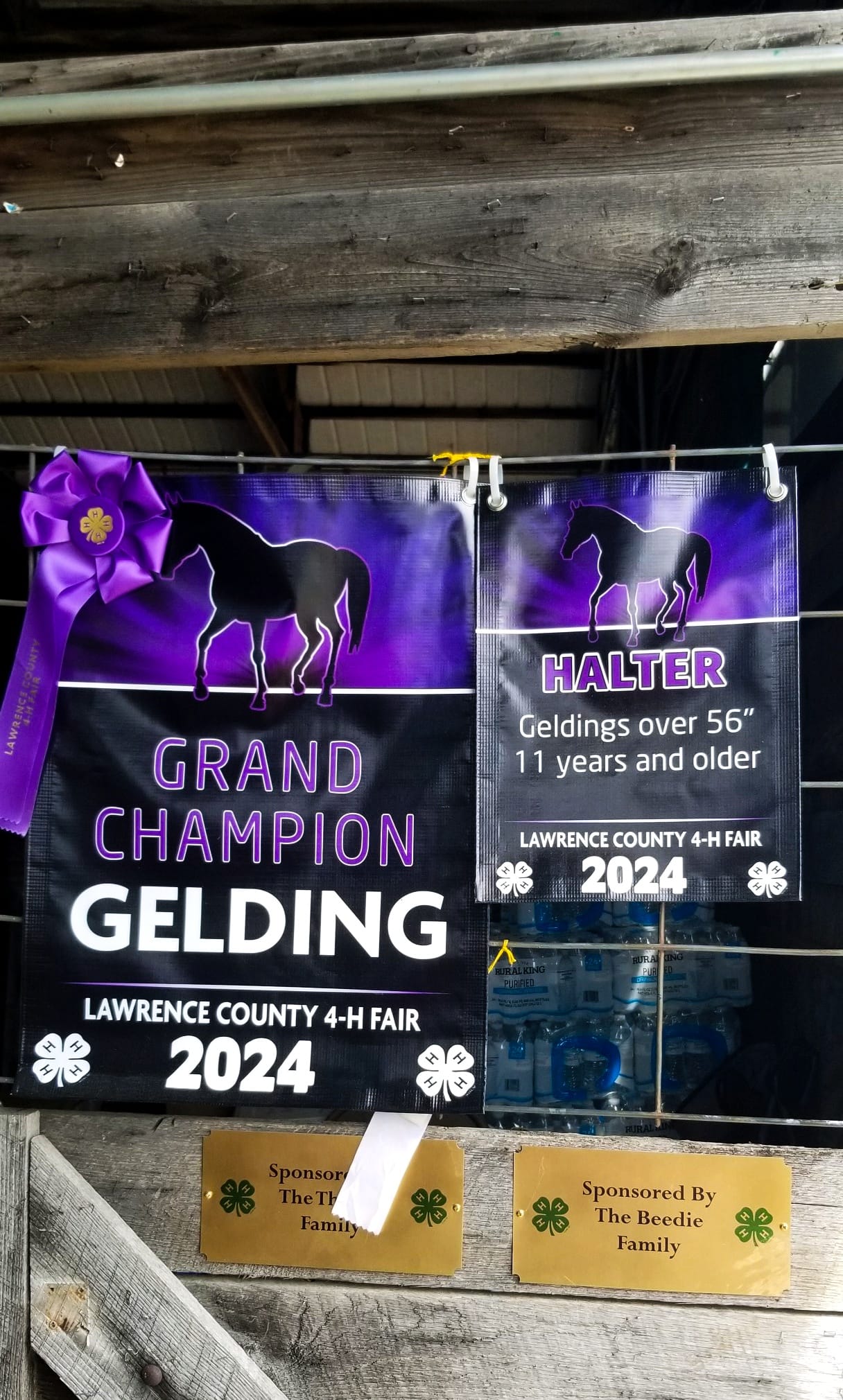 Award Banner Design for the 2024 Lawrence co 4H fair