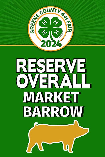 16 x 24 Reserve Overall Market Barrow