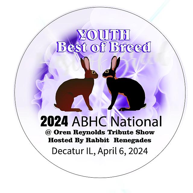 ABHC National OUTLINED YOUTH BEST OF BREED -1