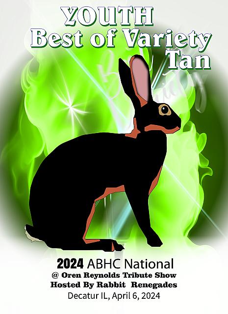 ABHC National OUTLINED YOUTH BOV TAN-1