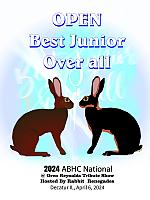 ABHC National OUTLINED open 18 x 24 best Jr overall hare -1